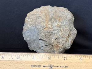 Large Pre-1600s Stone Chopper Artifact Eastern South Dakota