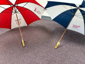 2 Golf Umbrellas Promotional Promise Marg. & Whip Topping