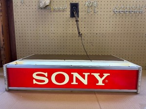 2-vintage-style Sony lighted signs