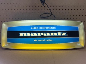 New -collectible Marantz audio dealer light box, open box , dead stock, In working order  Hard to find