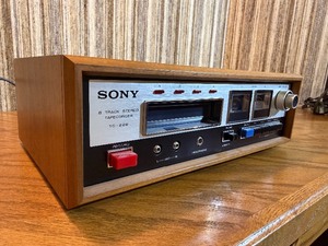 vintage Sony TC-228 8-Track Stereo Tapecorder.