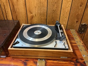 Powers on turns Vintage United Audio Dual 1219 Turntable with Wood Base