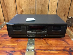 Pioneer CT-W504R Dual Cassette Deck-see note