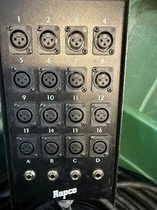 16-channel by 4-return audio snake cable, likely a Rapco Horizon Stage Series