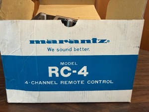 Rare New in Box a Marantz Model RC-4, a vintage quadraphonic wired remote control produced in the early to mid-1970s
