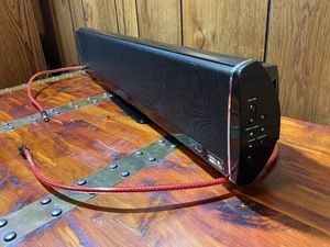 iLive Sound Bar Speaker System with iPod Dock, Audio Cable & Display