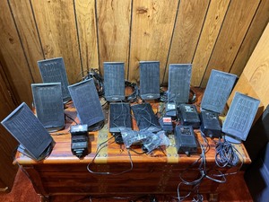 Large Lot of Computer Speakers, Power Supplies & Electronics Accessories