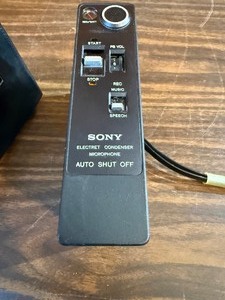 Sony Cassette-Corder TC-56, a vintage portable mono cassette recorder