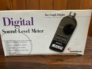 RadioShack Digital Sound Level Meter, model 33-2055