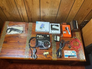 Mixed Electronics, Audio Cables, Tools, Microscope & Accessories Lot