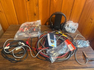 RCA wireless headphone set ,cable - high end and avg grade , see pics