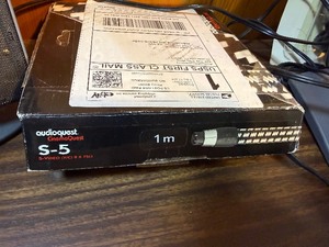 Electronics Lot new 7 pin cable , new S-Vid Cable , speakers and various.