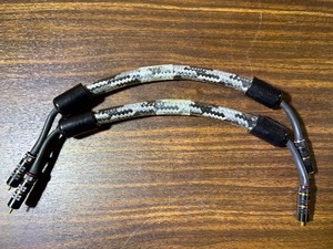 Level 4 Pair of  audio cables from Straight Wire, specifically from their flagship Crescendo series
