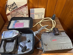 APC surge and backup Magellan Roadmate plus Mic and A lot of Mic cord. See pics