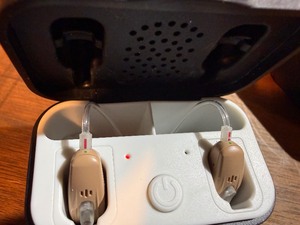 ZVOX VoiceBud VB20 Personal Sound Amplifier& pair of Sennheiser CX True Wireless earbuds