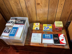 Large Reel-to-Reel Recording Tape & Magnetic Tape Lot