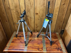 Pair of Adjustable Camera Tripods  Dynex & Kalimar