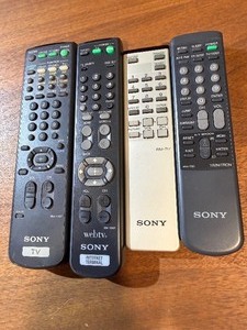 Sony Video remotes see pics