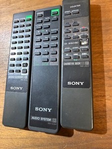 Sony Audio systems remotes , see pics