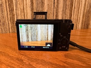 Sony Cyber-shot RX100 III compact digital camera. Operational