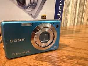 Sony Cyber-shot DSC-W220 Digital Camera in blue