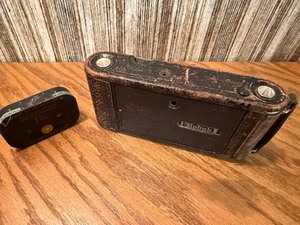 Vintage Kodak Autographic folding camera, likely manufactured between 1914 and 1927