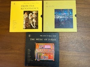 vintage Time-Life Records vinyl box sets from The Story of Great Music series