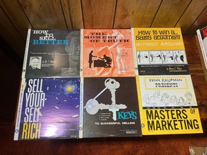 Vintage Business, Sales & Marketing Training Record Lot