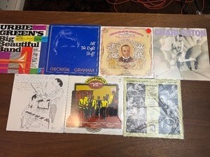Unopened vintage jazz vinyl record albums