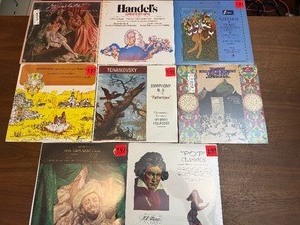 Nice sealed lot of classical LPs with a blend of recognizable composers and accessible titles, including George Frideric Handel, Pyotr Ilyich Tchaikovsky, Wolfgang Amadeus Mozart, and Carl Nielse