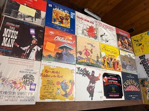 Expanded vintage Broadway and movie soundtrack LP collection