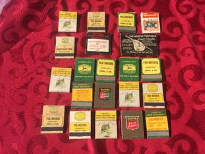 Vintage MATCHBOOKS - Oliver - John Deere - Massey Ferguson