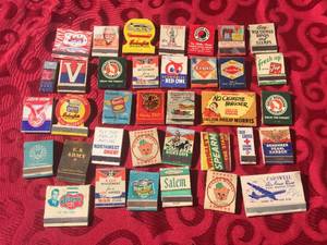 Some Neat Old MATCHBOOKS War Bonds - GNR - Piggly Wiggly - 7UP.