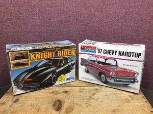 Vintage MPC KNIGHT RIDER  Monogram 57 Chevy Hardtop Model Kits