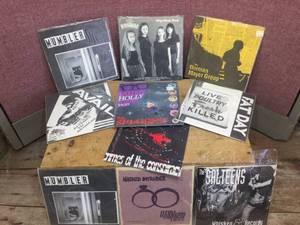 (10) 45 Vinyl LP Records - RockPunk - Local Interests