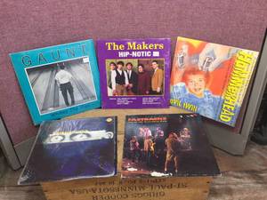(5) 10 Vinyl LP Records - MAKERS - HAMMERHEAD - FASTBACKS - GAUNT - INSOMNIACS