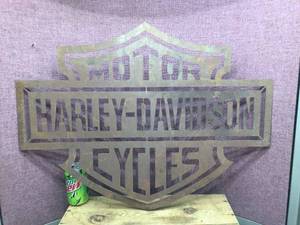 Nifty laser Cut HARLEY DAVIDSON MOTORCYCLES - Metal Sign 28 12 x 21 12.