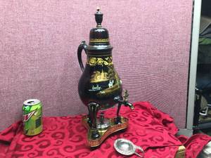 Antique Dutch SAMOVARCoffee Set - Signed - with Burner