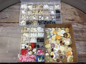 Group Interesting OLD BUTTONS - Colors - Sets