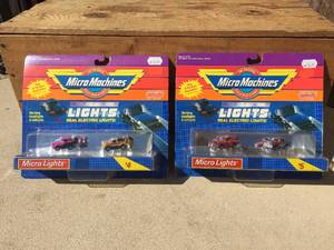 Vintage Micro Machines - Micro Lights #4  #5 Carded