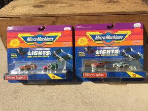Vintage Micro Machines - Micro Lights #9  #13 Carded