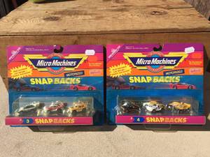 Vintage Micro Machines - Snap Backs #3  #4 Carded