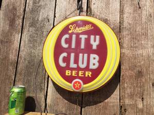 UN-BEER-LIEVABLE SCHMIDTS City Club Beer - 2 Sided Light Up
