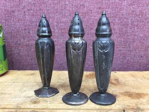 (3) Vintage ASTOR SHAKERS by POOLE - 1 Set Plus 1