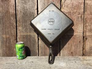Wow! GRISWOLD No. 768 SQUARE Cast Iron Skillet - Refurbished!
