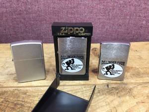 (3) ZIPPO Lighters - Including Dillinger Four Promos