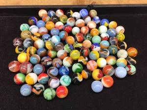 (100) Vintage AKRO AGATE - VITRO - ALLEY - PELTIER - Marbles .64