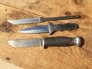 Vintage SHUREDGE No 1 Hunting Knife Plus Others