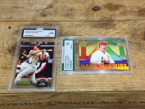 (2) MARK McGWIRE - MLB Graded Cards