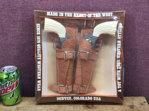 Wow Vintage JOHN R. CRAIGHEAD - Top Grain Cowhide Holster Set 206 - Sealed